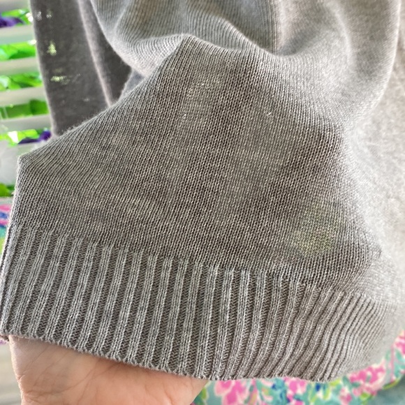 Ashley Stewart gray ruffle sweater - Picture 6 of 8